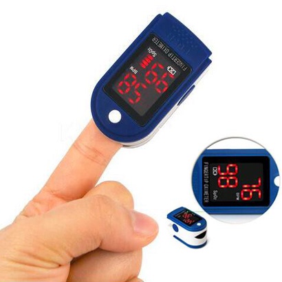 Fingertip Pulse Oximeter Generic Digital Screen Of Finger Pressure ...