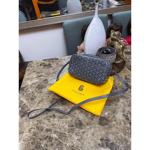 Goyard camera sling bag gray Japan preloved Shopee Philippines