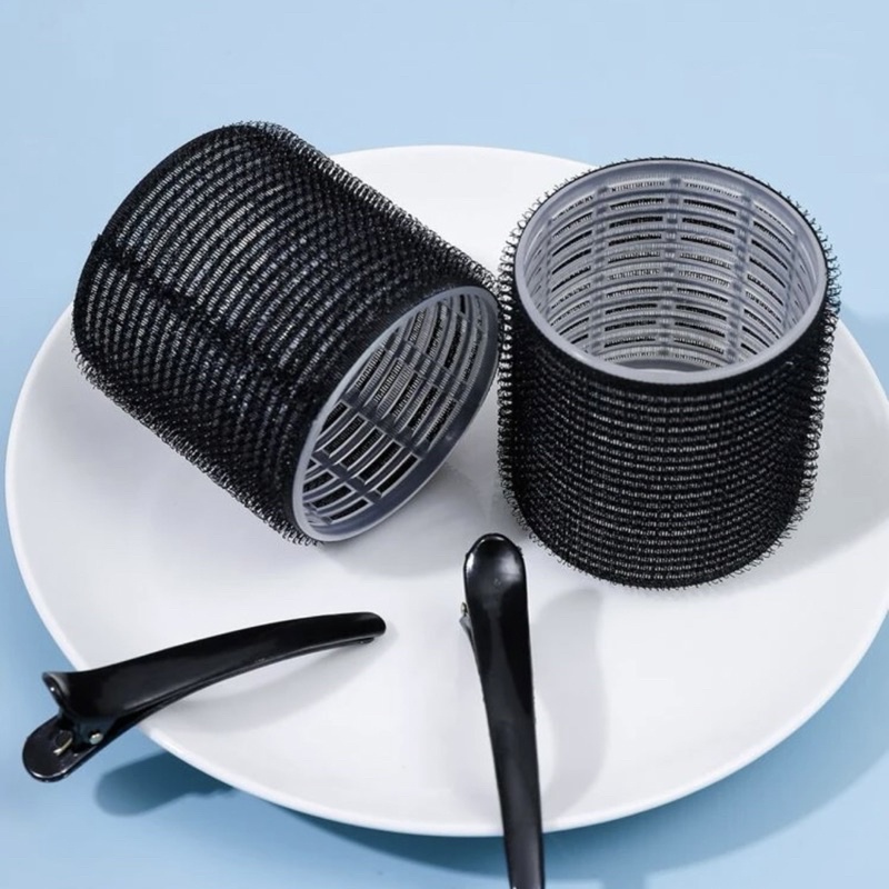 BEAUTYBUD Jumbo Hair Curling Roller with Hair Clip (Set of 2) for Big