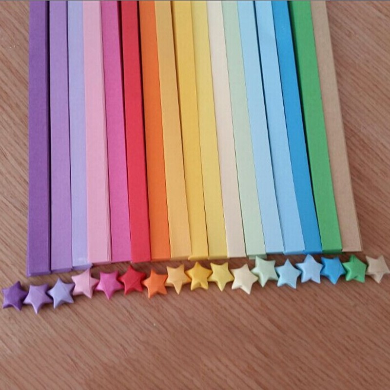 25sheets Random Origami Star Paper Strip