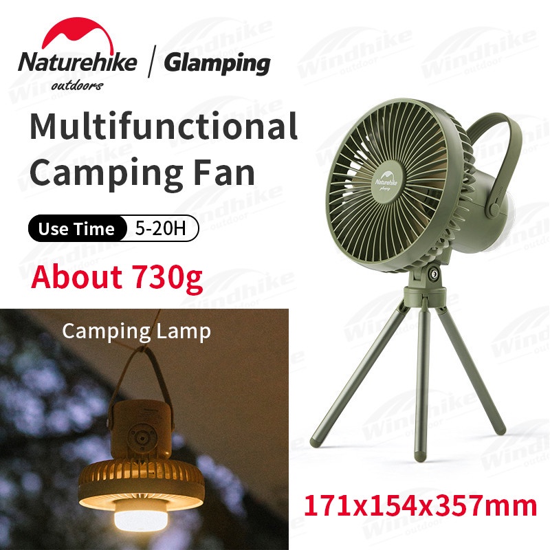 Naturehike Summer Travel Fan Lamp Ultralight Multifunctional Suspended