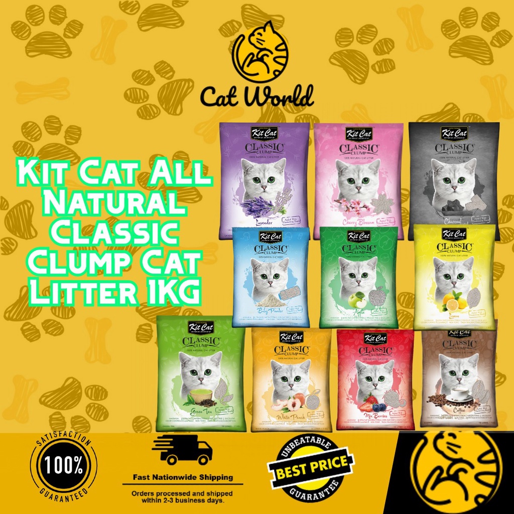 Kit Cat All Natural Classic Clump Cat Litter 1KG Shopee Philippines
