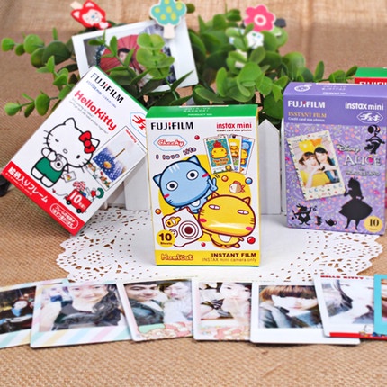 Fuji Polaroid Photo Paper mini7s/7c/8/9/25/70/90 Cartoon Lace White ...