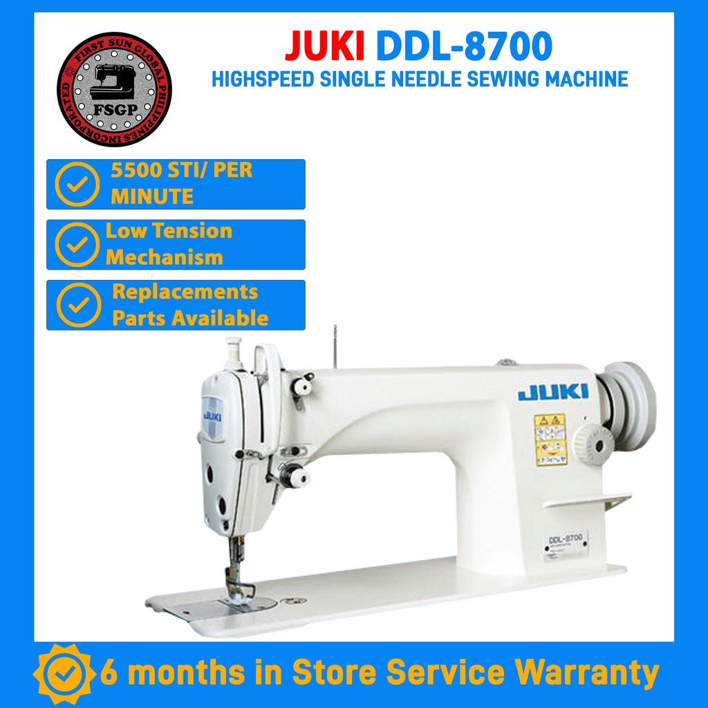 JUKI HIGHSPEED SINGLE NEEDLE INDUSTIAL SEWING MACHINE BRAND NEW / REFURNISHED COMPLETE SET