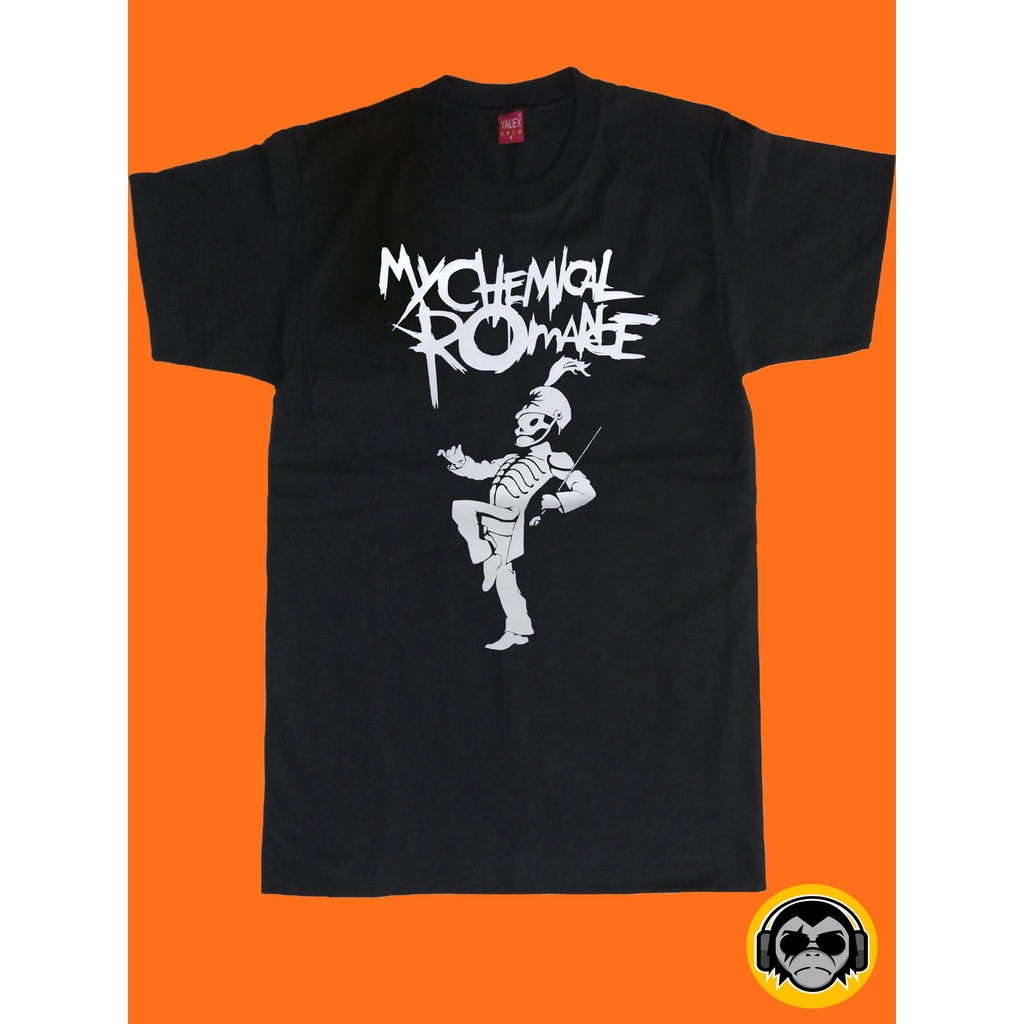 T-Shirt My Chemical Romance - Angel Of Water - 100% Coton Brossé - Coupe Droite Unisexe - Gris Foncé