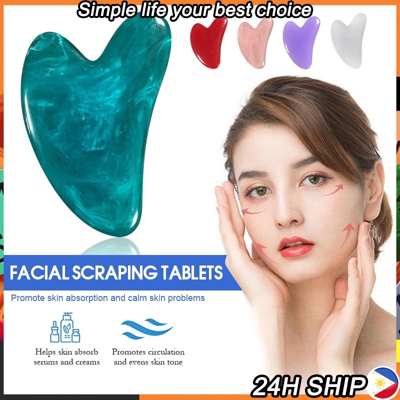Face Gua Sha Board Body Massage Tool Beauty Guasha Scraping Plate Facial Skin Health Care