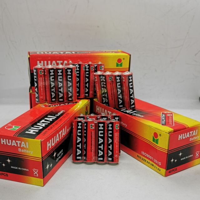 AA HUATAI Battery Extra Heavy Duty 1 Box 40 Pcs | Shopee Philippines