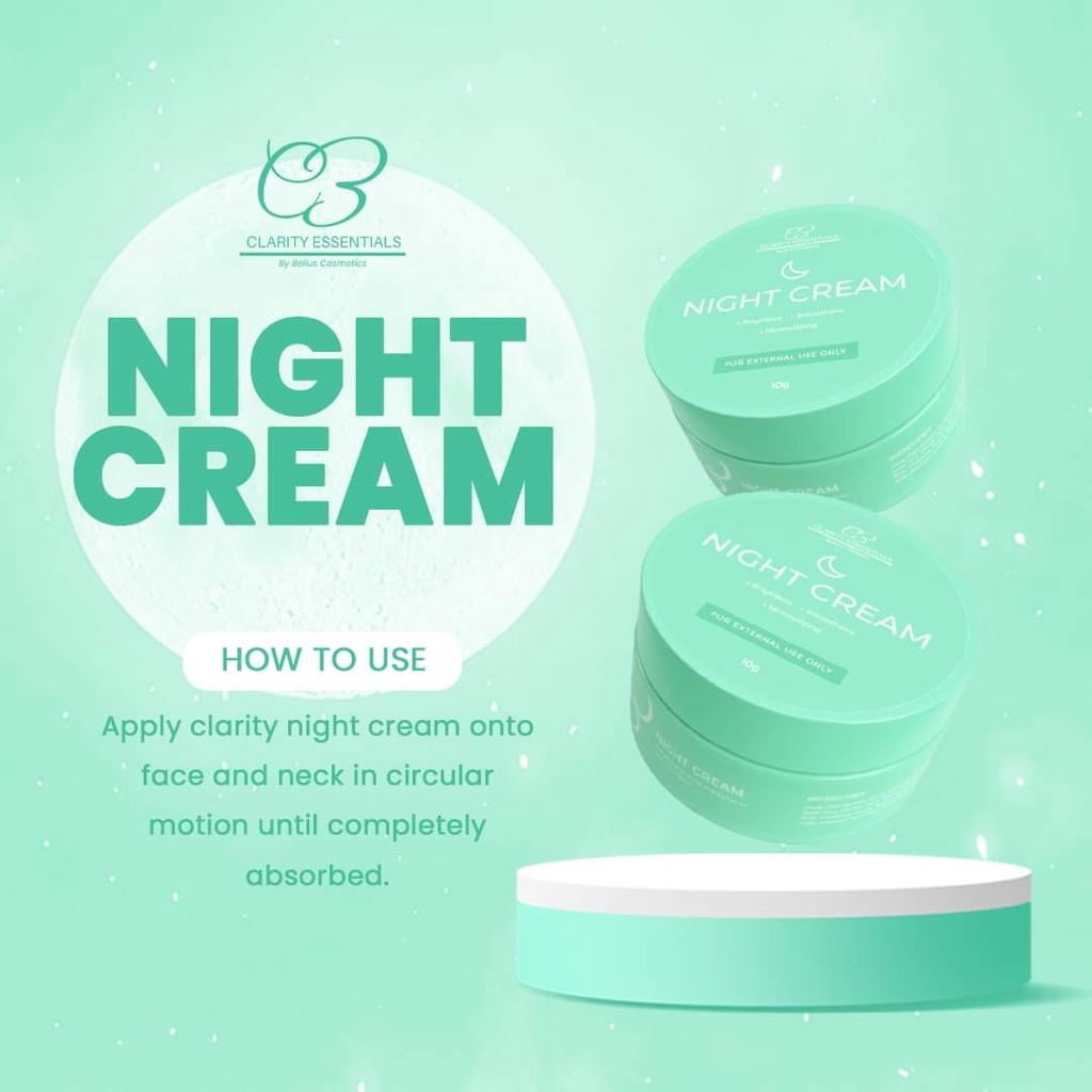 Night Cream Exfoliating Cream for face Facial Cream Clarity