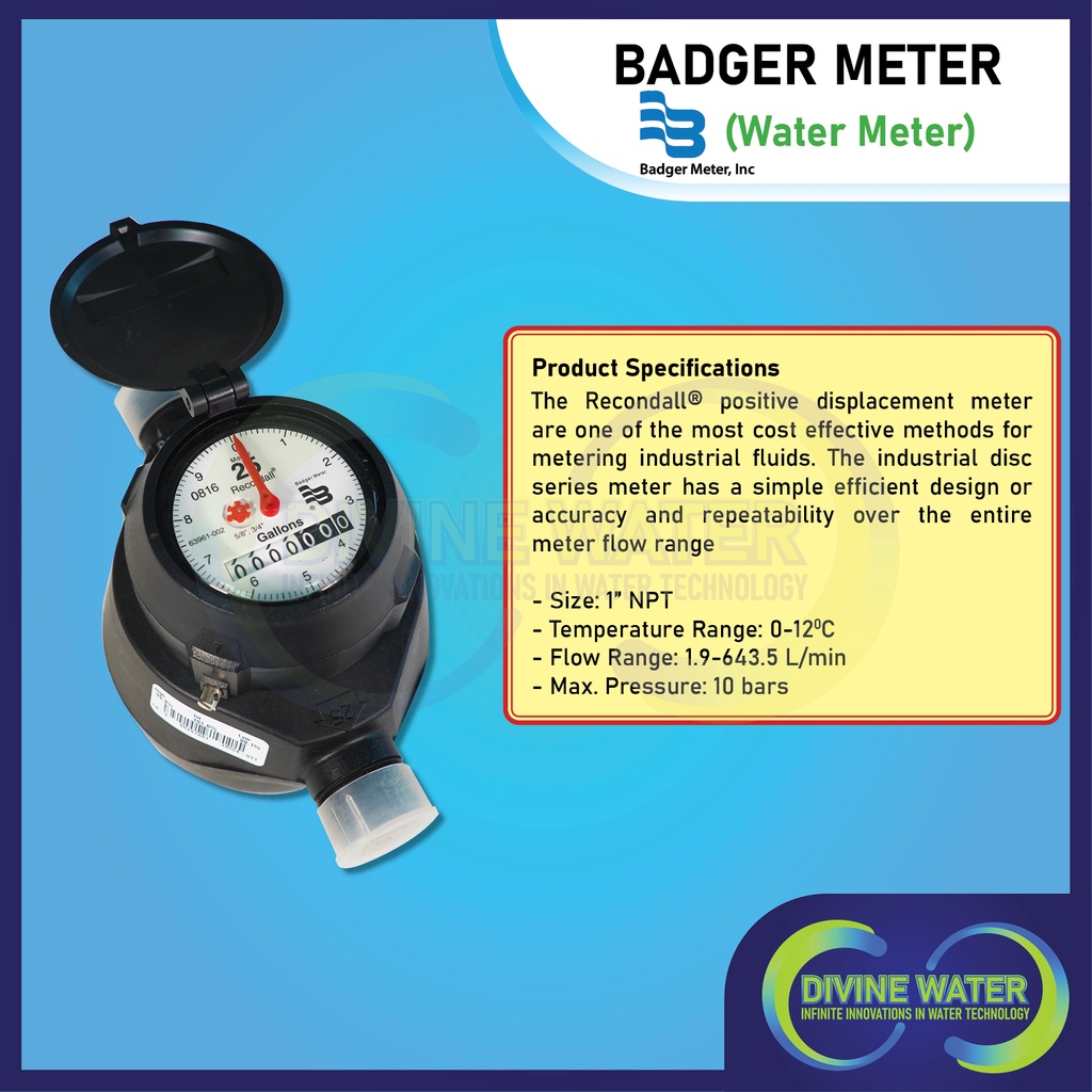 Badger Meter (Water Meter) Shopee Philippines