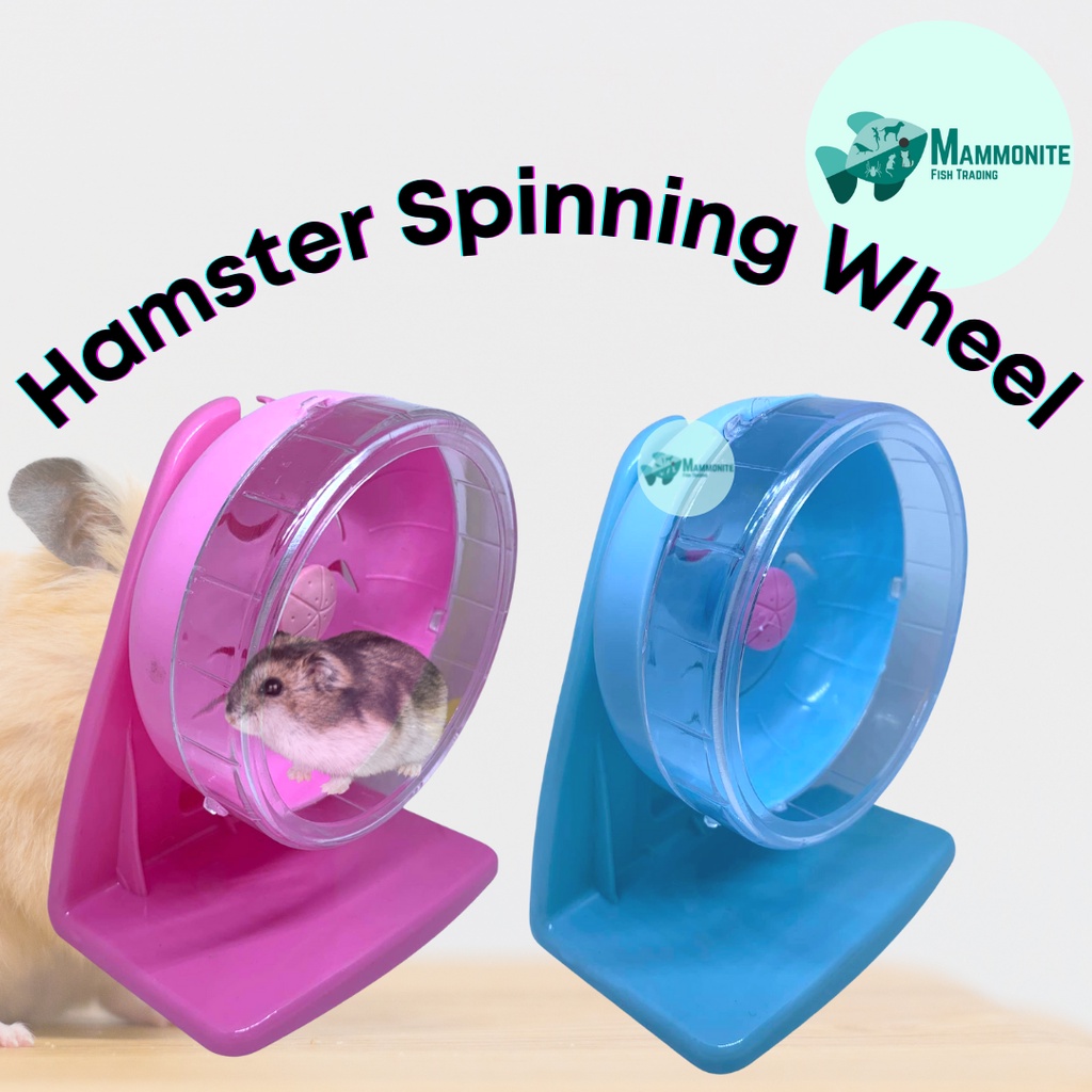 Hamster Spinning Wheel With Stand 11cm | Shopee Philippines