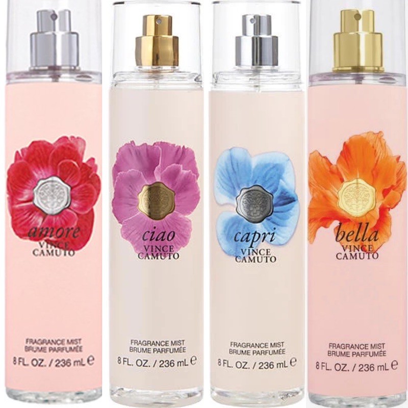 Vince Camuto Body Mist Spray 236ml (Amore / Ciao / Capri / Bella