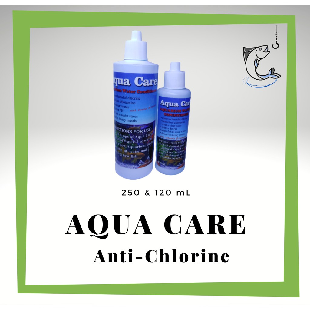 AQUA CARE AQUARIUM WATER CONDITIONER with VITAMIN 120mL 250mL