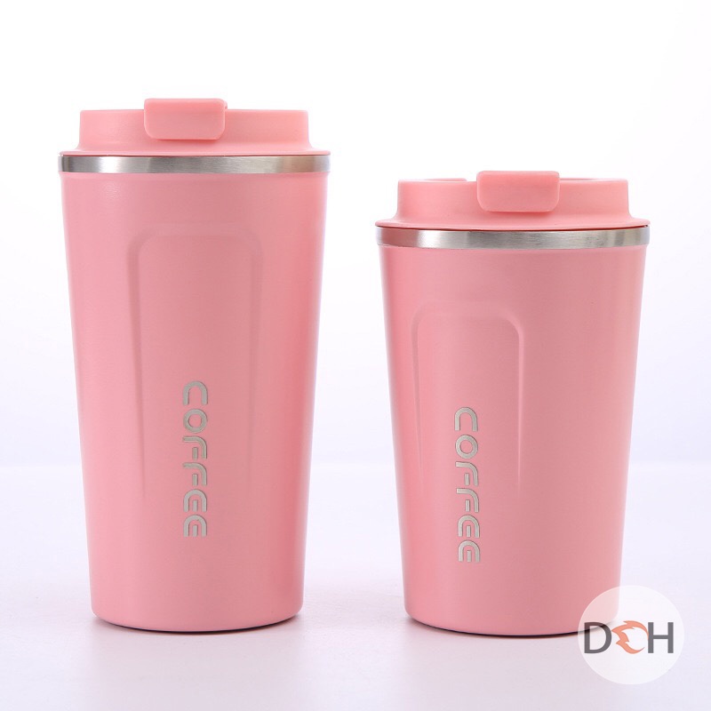 380/510ML Stainless steel coffee mug Thickened Big Car Thermos Mug ...