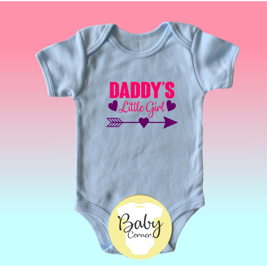 Daddy's little girl onesie statement onesie baby onesie