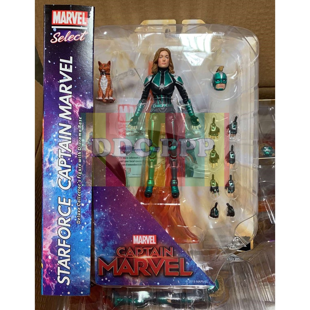 Marvel Captain Marvel 6-inch Legends Captain in Costume Figure for