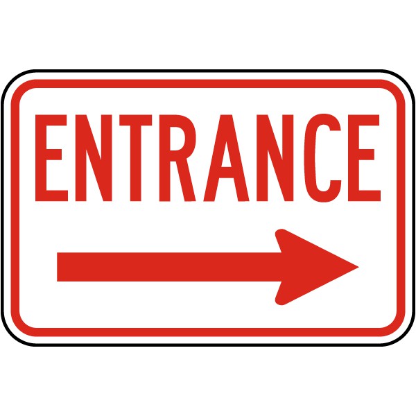 Entrance Exit Signages (Laminated A4 Size) | Shopee Philippines