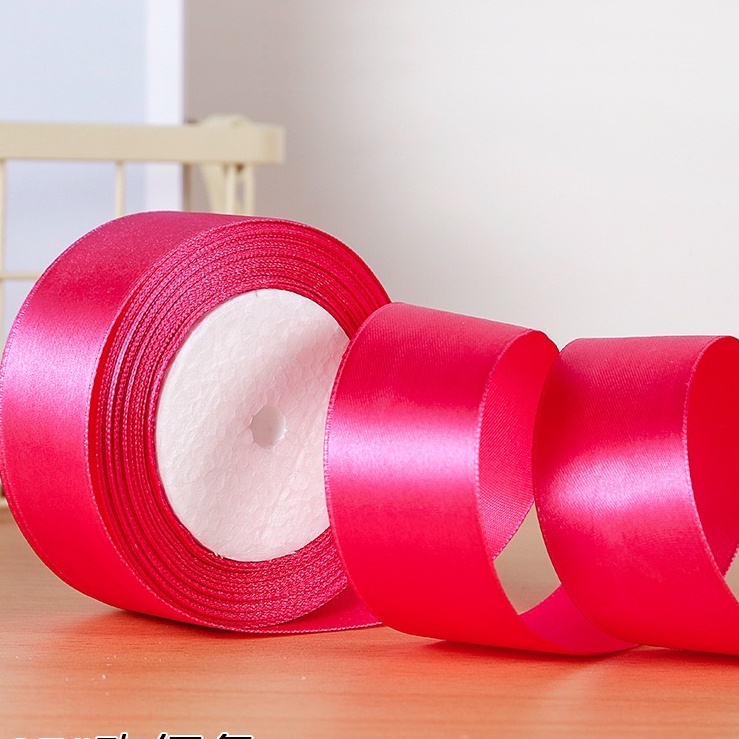 4cm Satin Ribbon Roll Gift Packaging DIY Holiday Birthday for Regalo ...