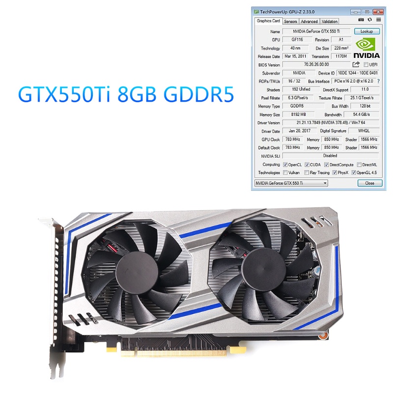 Gtx 550 best sale ti 8gb