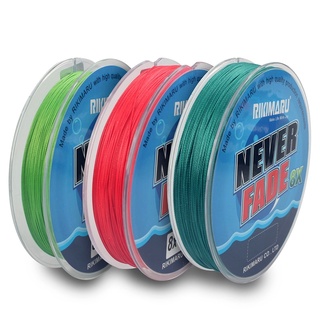 RIKIMARU Never Fade Braid 8x 2021 Colorfast Super Strong Anti fading  Premium Quality Japanese Braided Fishing Line Never Fade in Saltwater