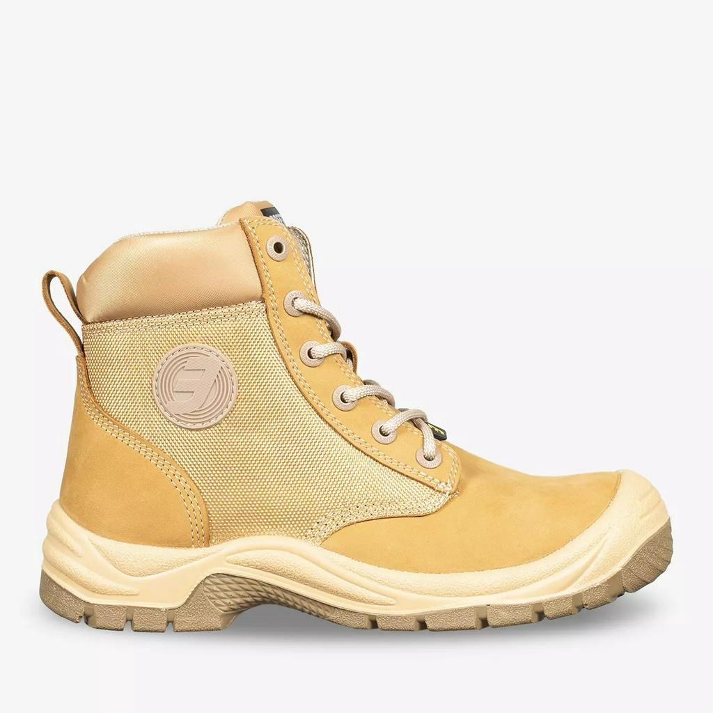 Safety Jogger Rush Camel High Cut w/ Zipper Steel Toe Zip Safety Shoes