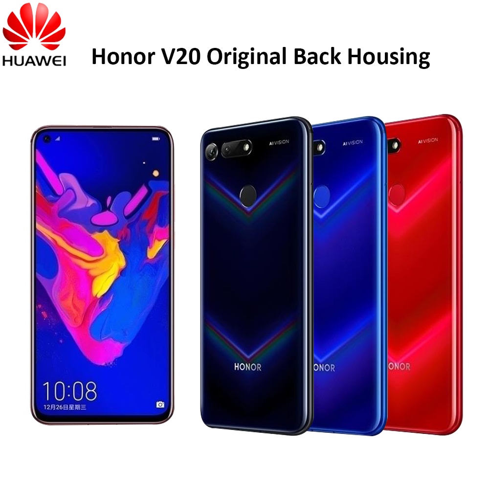 Custodia Huawei Honor View 20/V20 - Hybrid Armour Dual Layer Con Supporto, Colore Oro - Foto 3