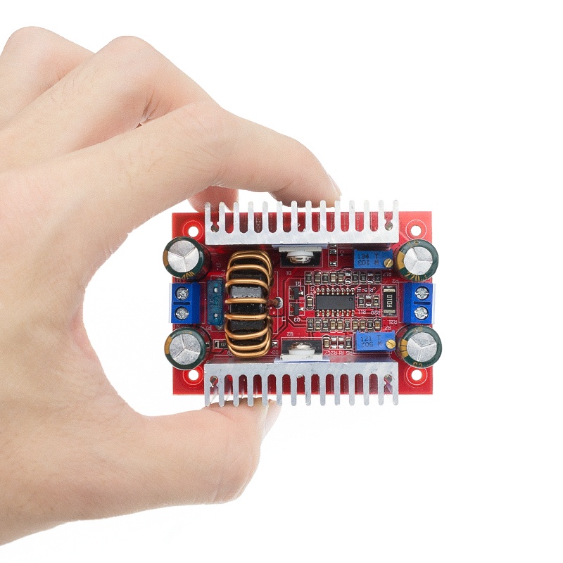 thumbnail interactive-video image 1 of 400W 15A DC Step-Up Boost Converter - Constant Current Power Supply Module For LED Driver, 15A 400W 1 of 4