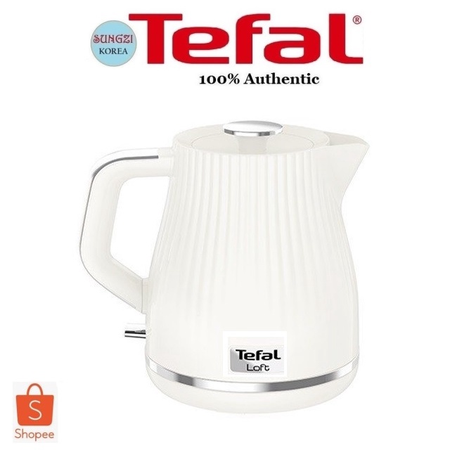 TEFAL Loft Electric Kettle KO252AKR 1L White Shopee Philippines