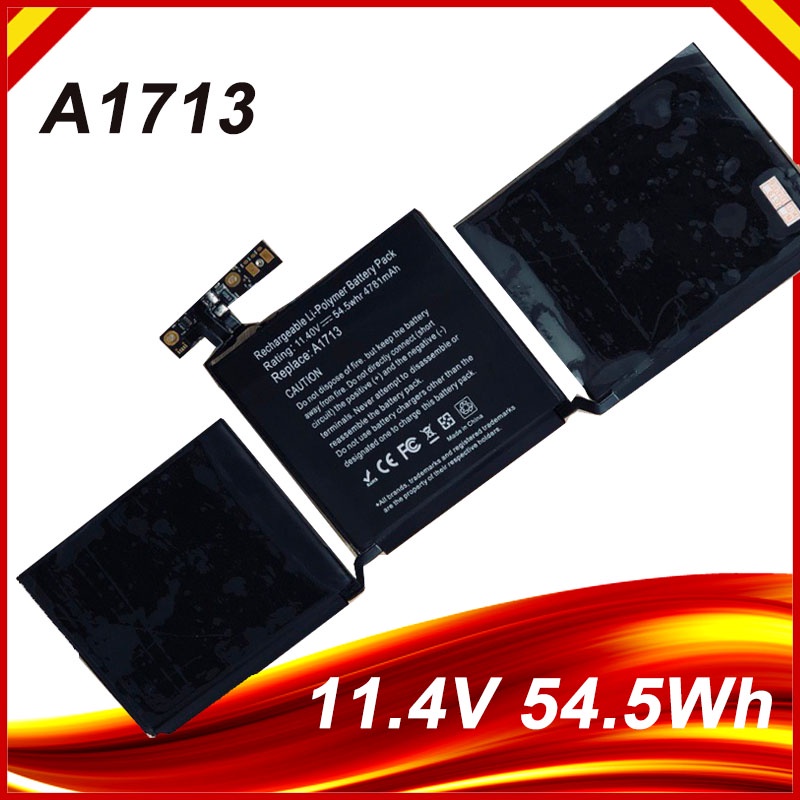 A1713 Laptop Battery for Apple MacBook Pro 13" A1708 2016 2017 EMC 2978 ...