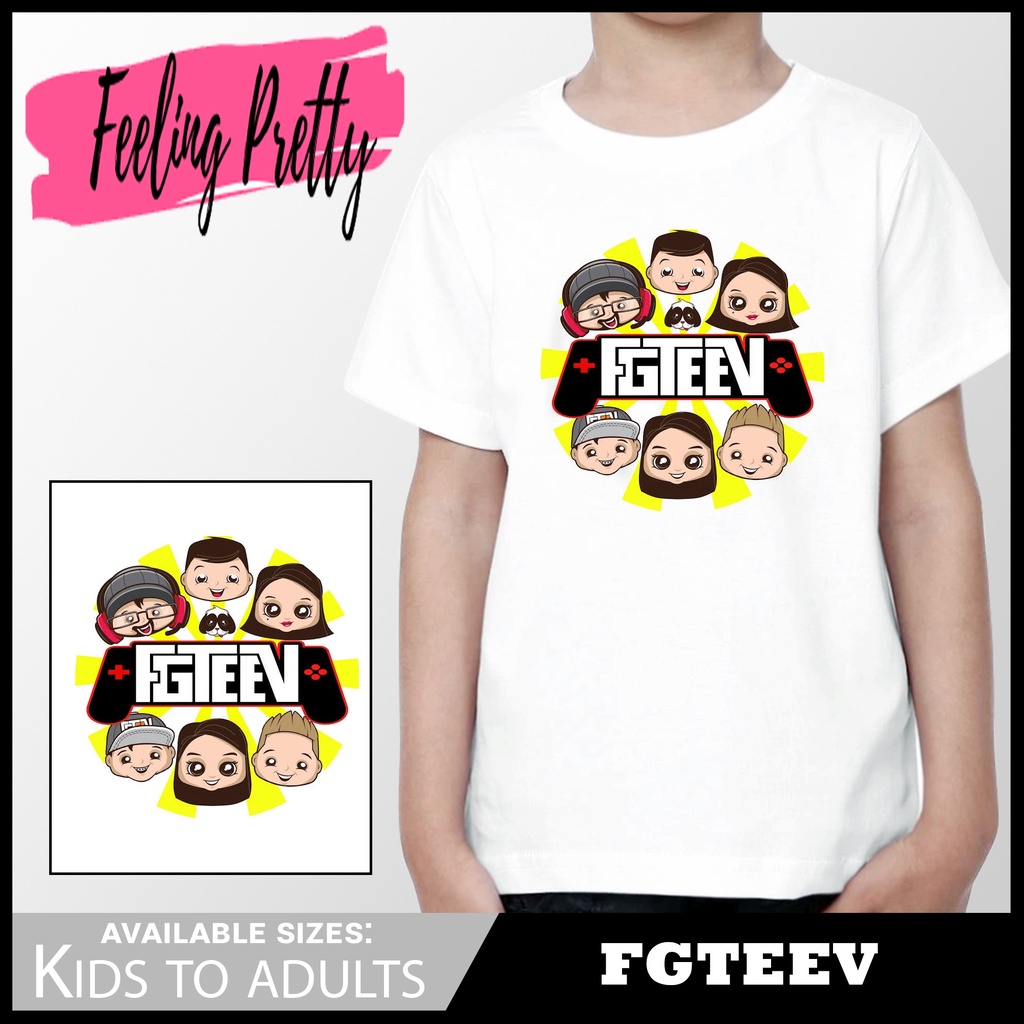 FGTEEV Shirt Game Shirt Kids to Adults Unisex | Shopee Philippines