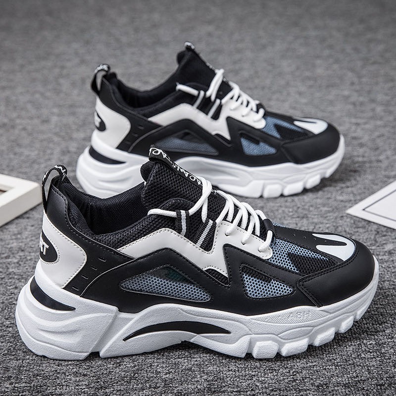 Dean.shops 2022 new Korean fashion wedge sneaker shoes for men Add One Size F119 Shopee Philippines