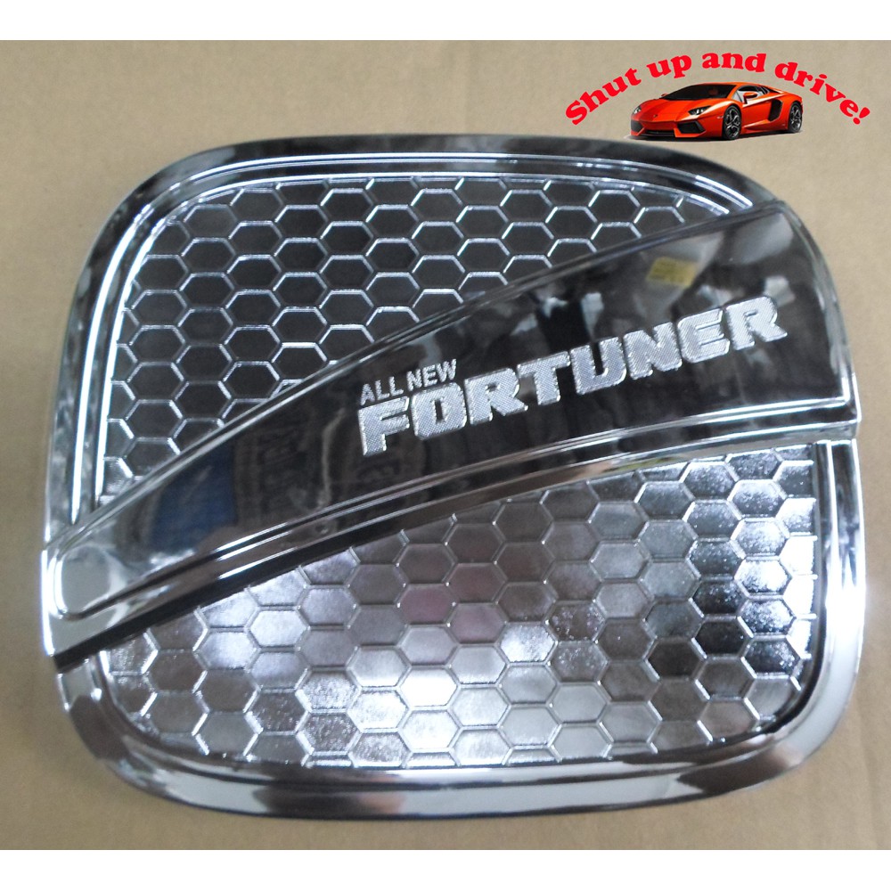 Gas or Fuel Tank Chrome Cover for Toyota Fortuner 20162019 Shopee Philippines