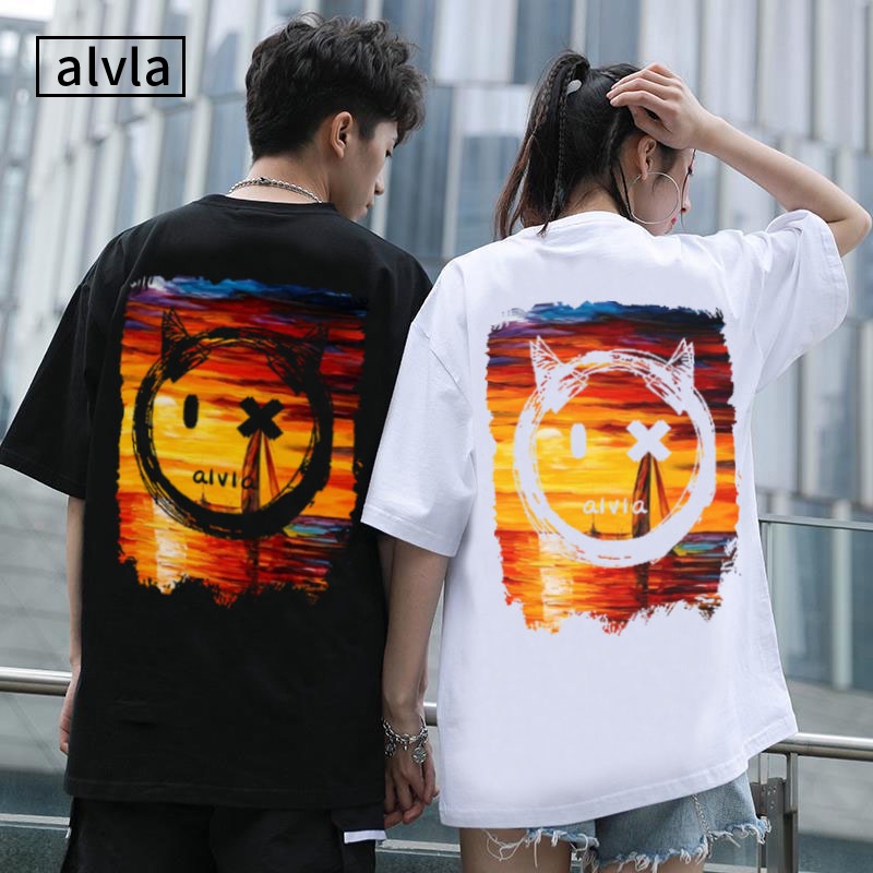 t shirt for men oversized European and American street fashion