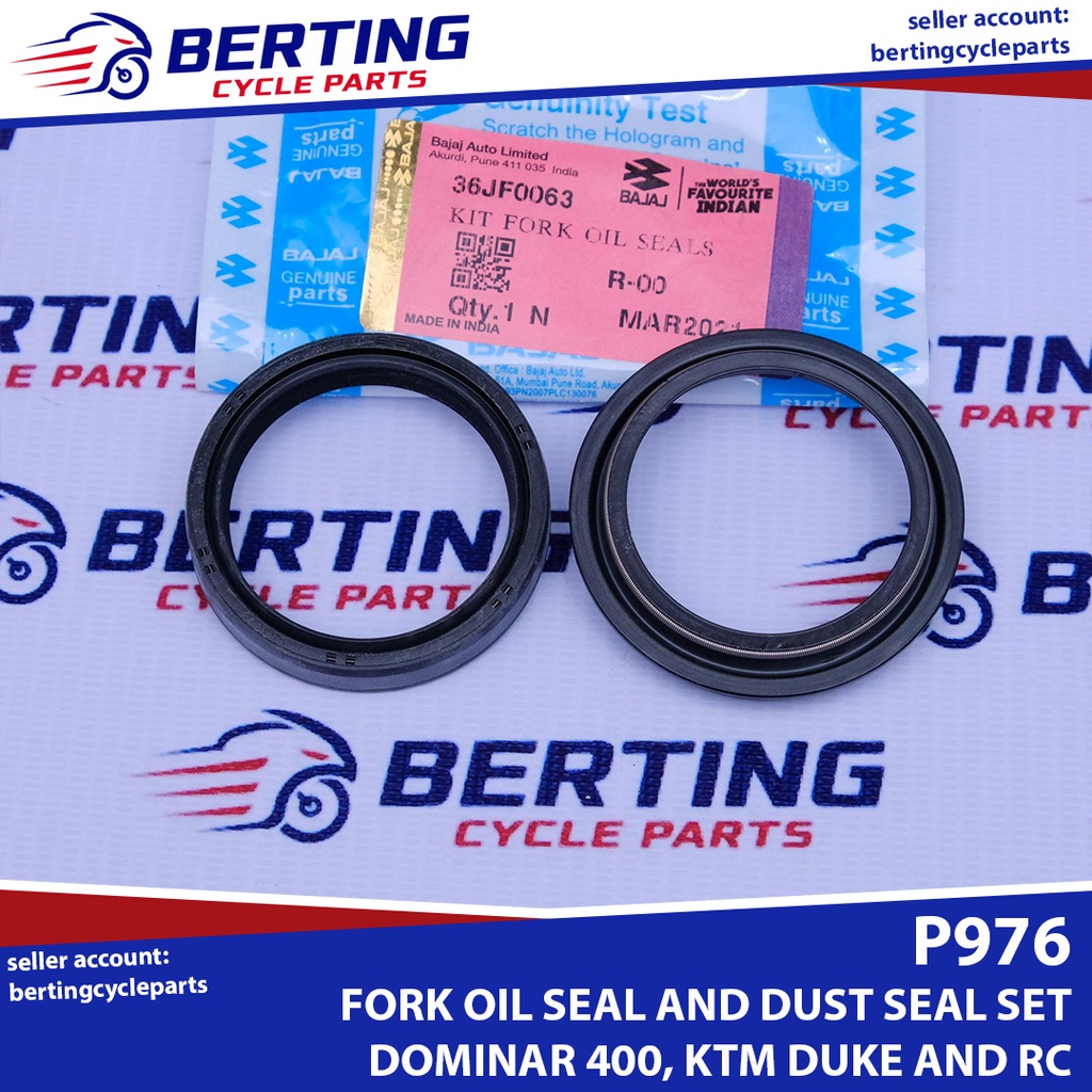 ⊕ ♗Dominar 400 KTM Duke RC Fork Oil Seal Kit PER PIECE Genuine | Shopee ...