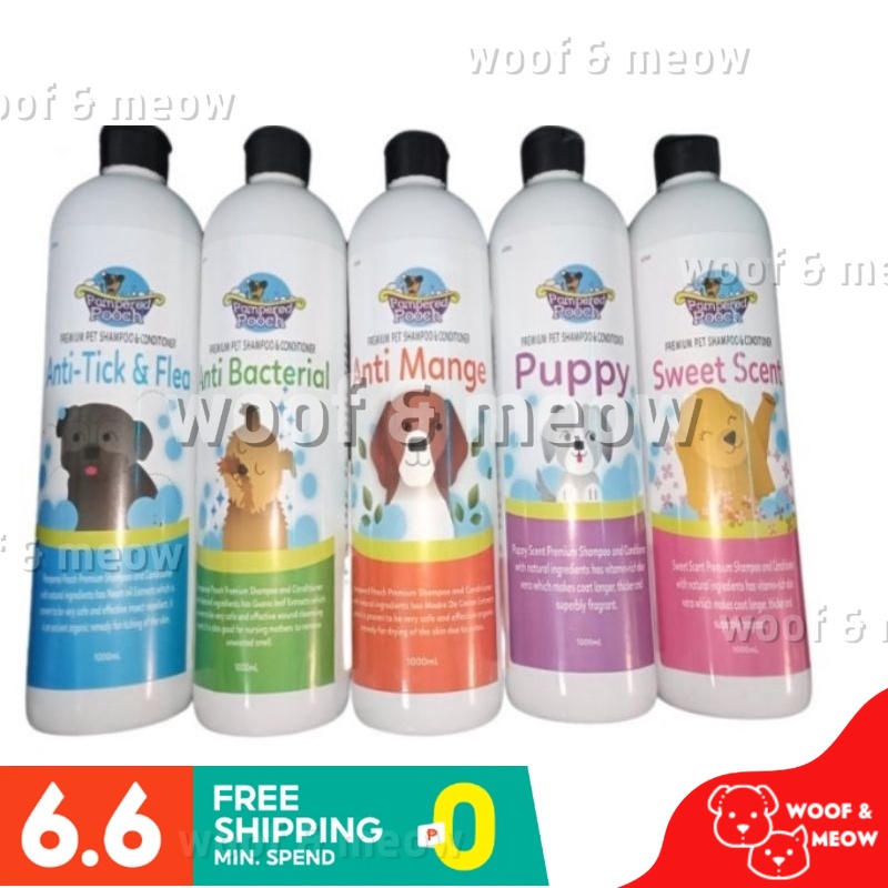 Pampered best sale pooch shampoo