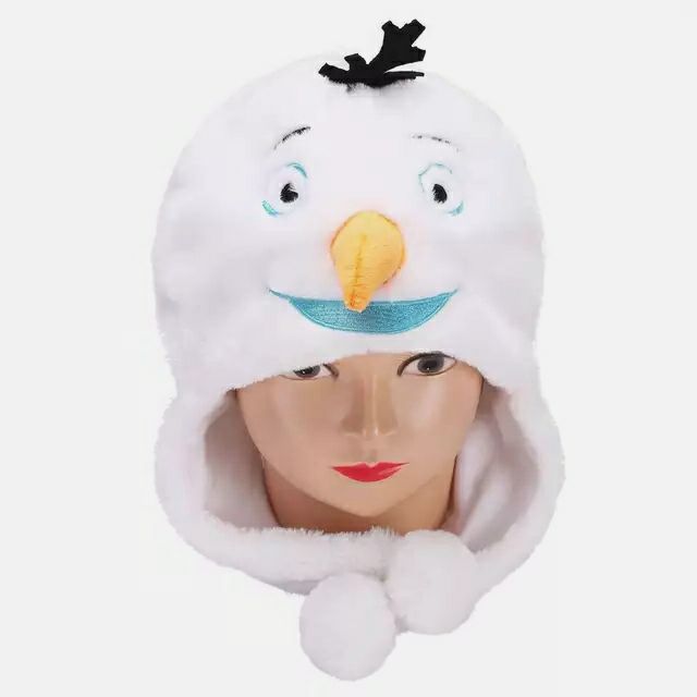 Topi Olaf / snow man olaf hat (frozen disney) | Shopee Philippines