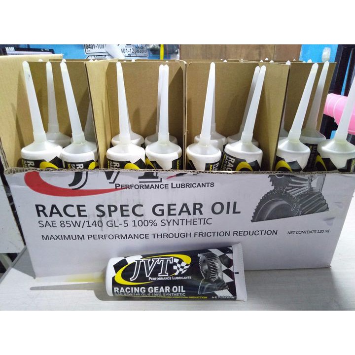 JVT Gear Oil Racing 120ml for all type of Motorcycle/Scooters | Shopee ...
