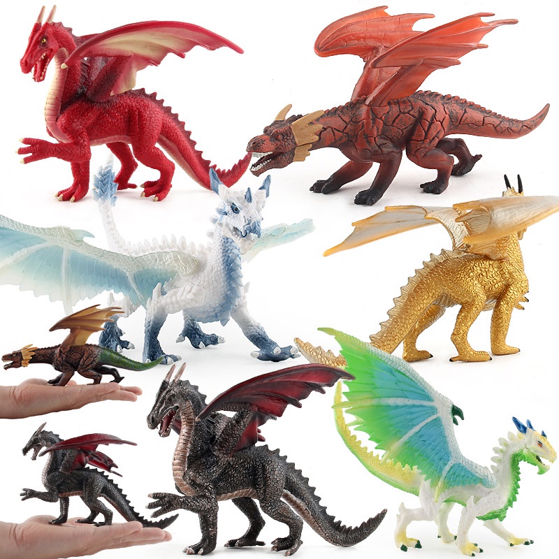 Simulatio Fly Dragon Model Plastic Pterosaur Magic Dragon Dinosaur ...