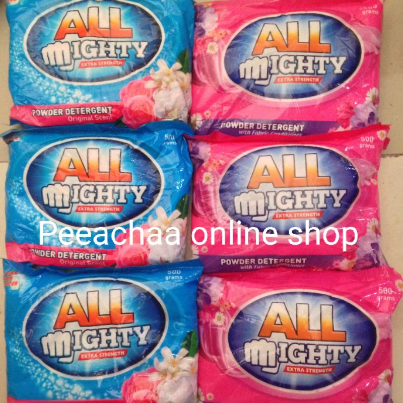All Mighty detergent powder Wholesale price original new stocks 1Kilo ...