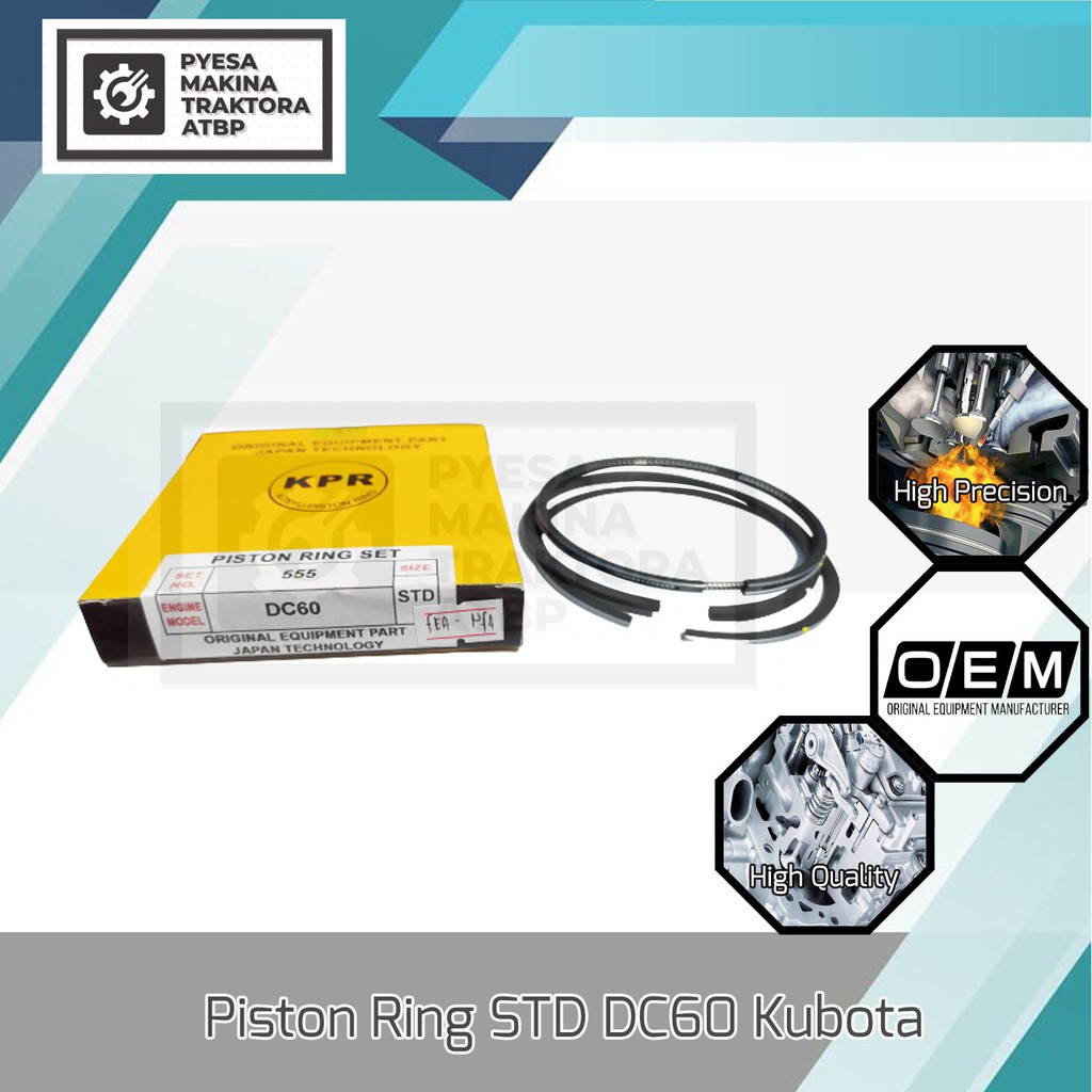Piston Ring STD DC60 Kubota | Shopee Philippines