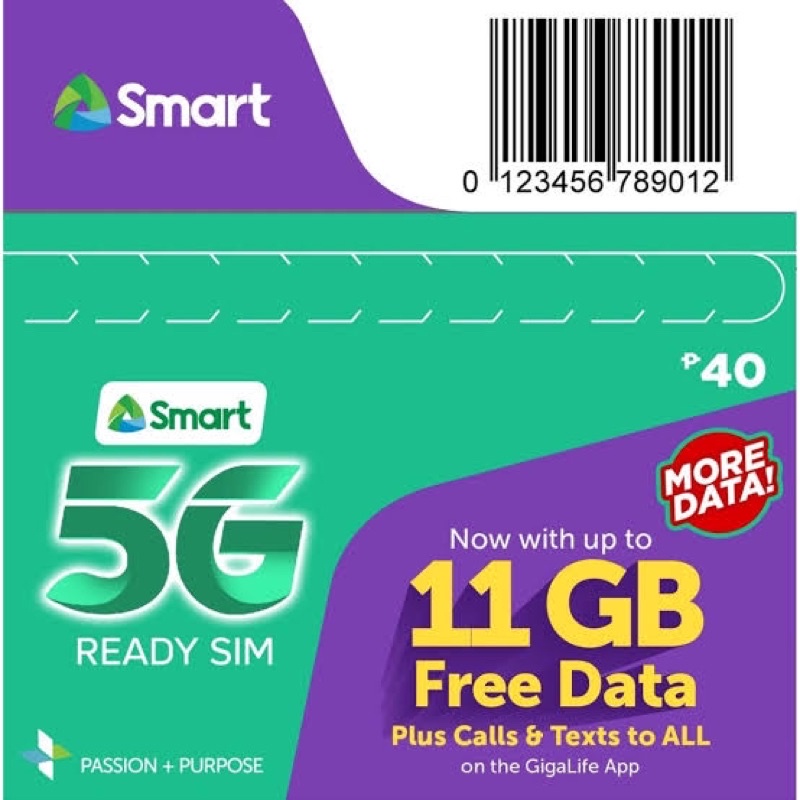 Smart5G Prepaid Simcard FRESH SIMCARD / Dito Telecommunity 5G Simcard ...