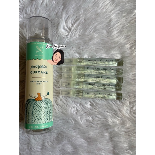 Bath Body Works 10ml Pumpkin Pecan Waffles Pumpkin Cupcake