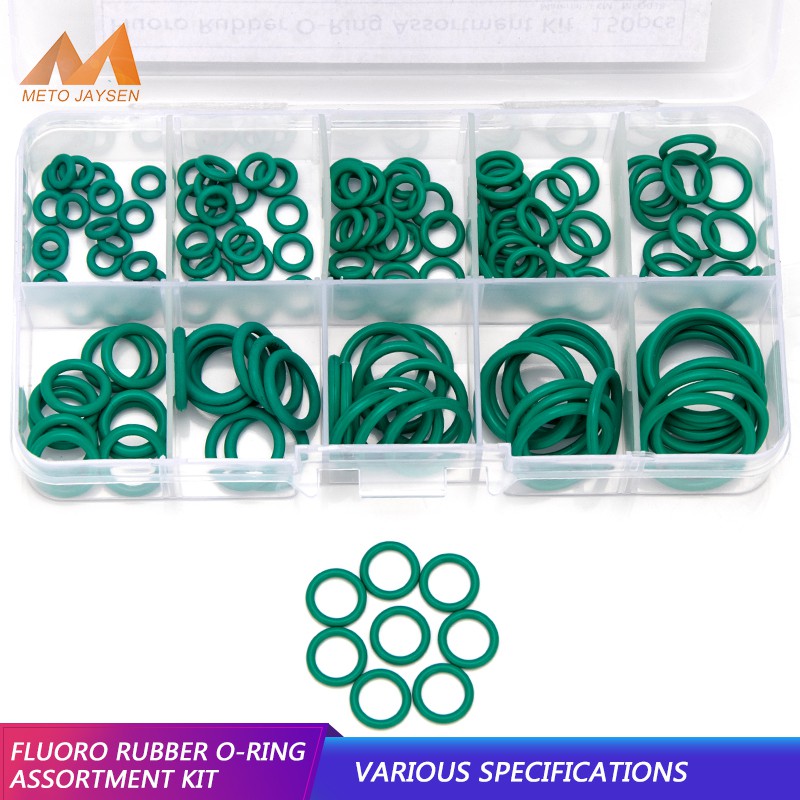 Uxcell Fluorine Rubber O-Rings, 10-Pack - 6mm OD, 2mm ID, 2mm Width Green FKM Seals For Plumbing & Machinery