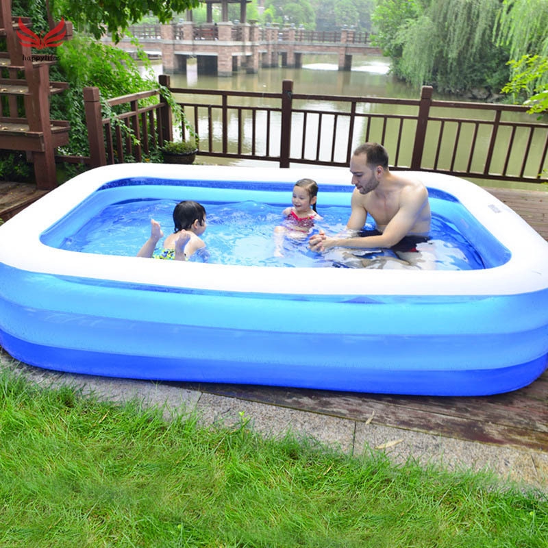 【Ready Stock】Family Inflatable Large Size Swimming Pool Summer