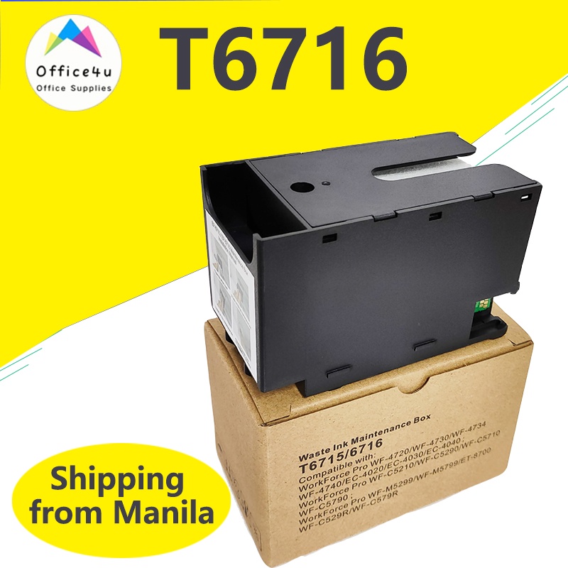 Boîte De Maintenance GREENPRINT T6715/T6716 - Compatible Epson Workforce Pro - Remplace PXMB7 PXMB8