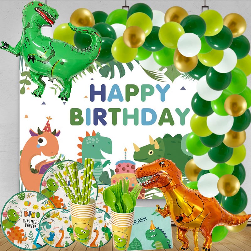 Shop dinosaur birthday party supplies kit for Sale on Shopee Philippines
