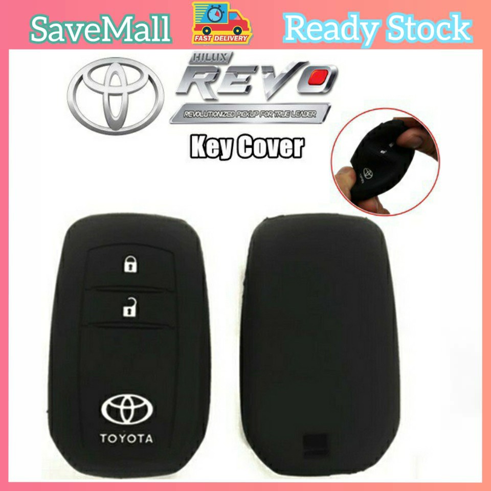 Silicone Car Remote/Key Cover Toyota Hilux Revo/Innova 20162019 Cover