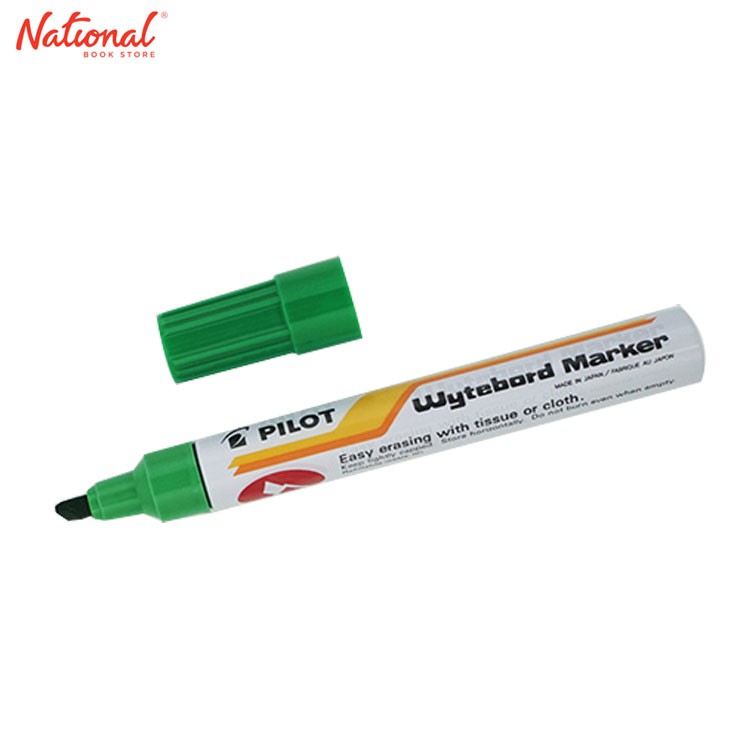Pilot Whiteboard Marker Wbmkmc Chisel, Green National Book Store