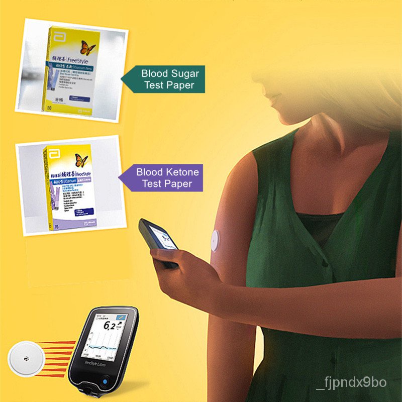Flash Glucose Monitoring System Scanning Glucose Meter Test Blood