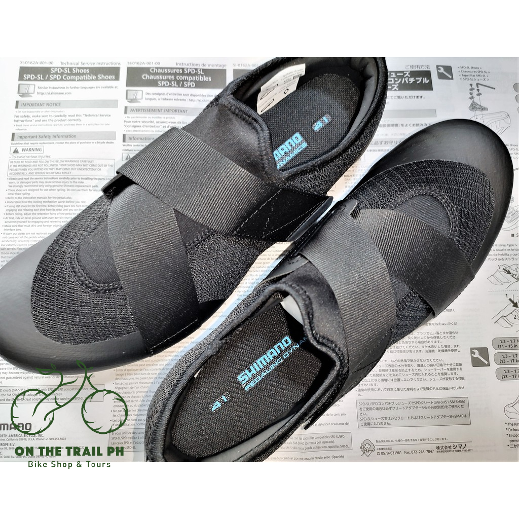 SHIMANO IC1 IC100 Indoor Cycling Bike Shoes Unisex Black SPD SPD SL Shopee Philippines