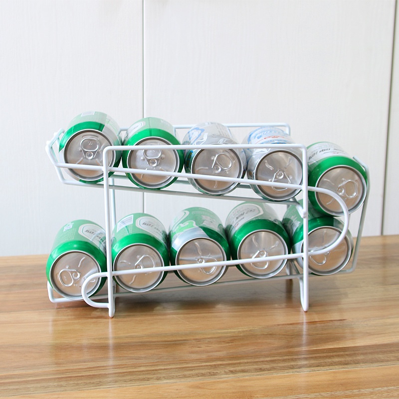 Japanese refrigerator cola storage rack tin beer finishing rack rack ...